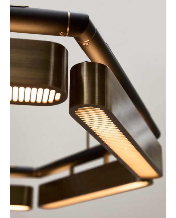 Bert Frank Colt Hexagon Pendant Lamp